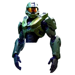Master Chief Halo Futuristic PNG Wft