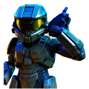 Master Chief Halo Odst Style Png Hgg PNG image