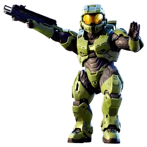 Master Chief Halo Reach Style Png Prf95 PNG image