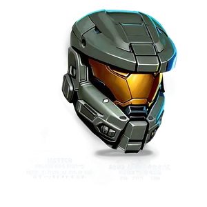 Master Chief Helmet Armor PNG 06132024