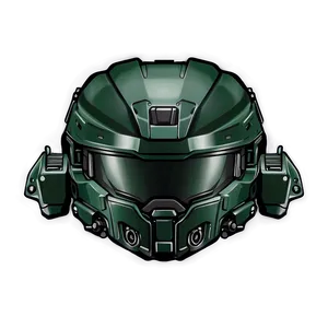 Master Chief Helmet Back View Png 06132024 PNG image