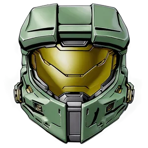 Master Chief Helmet Color PNG Jky