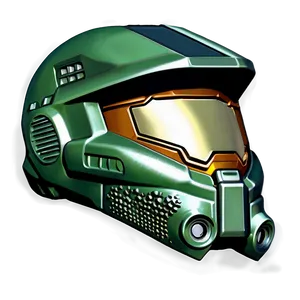 Master Chief Helmet Matte PNG 13