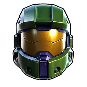 Master Chief Helmet Replica PNG 06132024