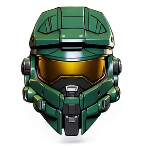 Master Chief Helmet Replica PNG Lsb
