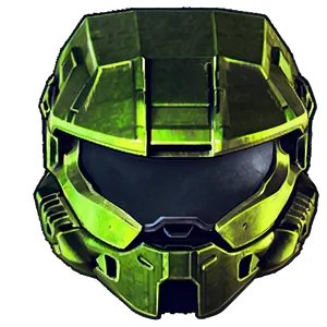 Master Chief Helmet Silhouette PNG 36