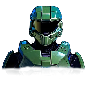 Master Chief Helmet Sketch Png 06132024 PNG image