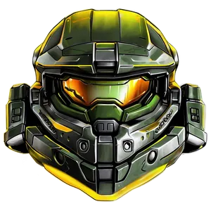 Master Chief Helmet Sketch Png Fhl54 PNG image