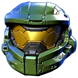 Master Chief Helmet Stylized PNG Dgd PNG