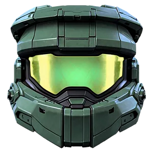 Master Chief Helmet Visor PNG 06132024