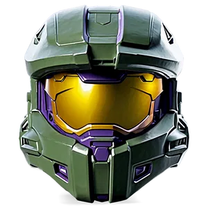 Master Chief Helmet Visor PNG 06132024