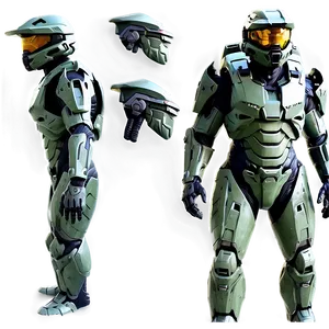 Master Chief High Detail Png Qui77 PNG image