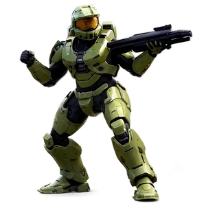 Master Chief Iconic Stance Png 05212024 PNG image