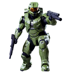 Master Chief In Halo Landscape Png Nll PNG image