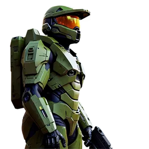 Master Chief Sci-fi Background Png Mxm PNG image