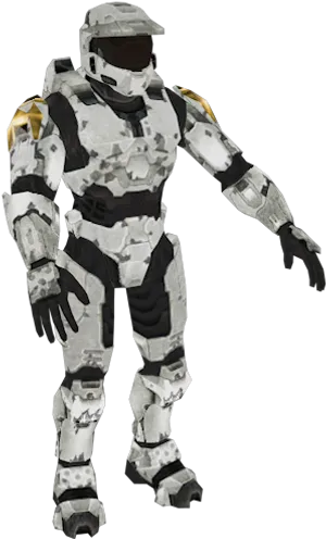 Master Chief Standing Pose PNG image
