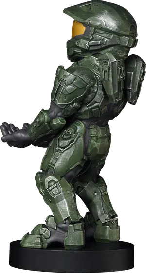 Master Chief Statue Profile View PNG image