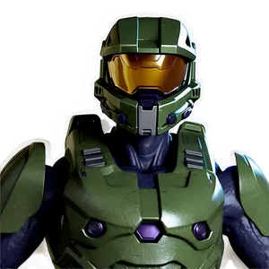 Master Chief With Energy Sword PNG Qjq