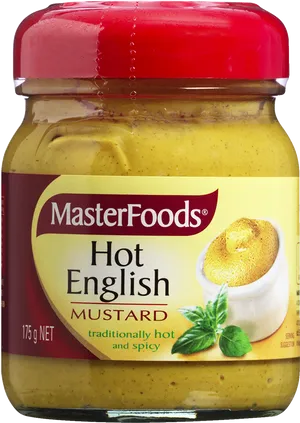Master Foods Hot English Mustard Jar