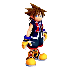 Master Sora Kingdom Hearts PNG Qqx63