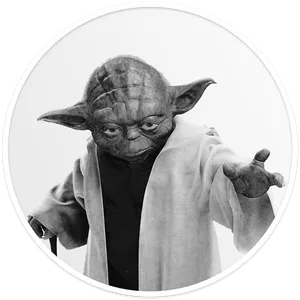 Master Yoda Force Gesture PNG image