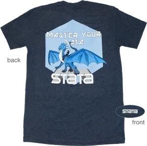Master Your Data Stata Dragon Shirt PNG image