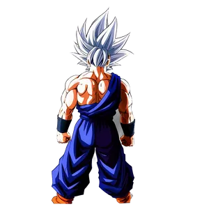 Mastered Ultra Instinct Goku Png Saq PNG image