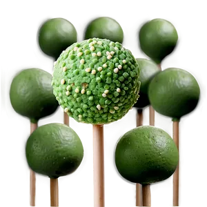 Matcha Cake Pop PNG Ngb32 PNG