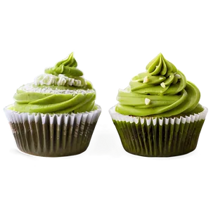 Matcha Cupcakes PNG 06112024