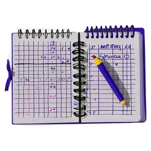 Math Notebook PNG 44