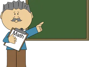 Math Teacher Clipart PNG image