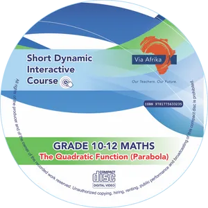 Mathematics Parabola Educational C D Cover PNG