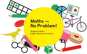 Maths No Problem Educational Graphic