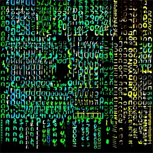 Matrix Code Binary Code Wallpaper PNG Sqn55