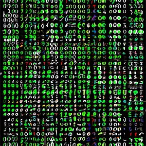 Matrix Code Binary Seamless Pattern PNG Nnk PNG