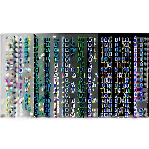 Matrix Code Data Visualization PNG 13 PNG