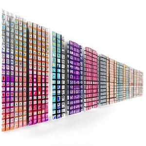 Matrix Code Data Visualization PNG Wyk PNG