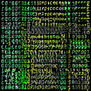 Matrix Code Digital Cipher PNG 06252024