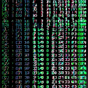 Matrix Code Glitch Art Png Liw95 PNG image