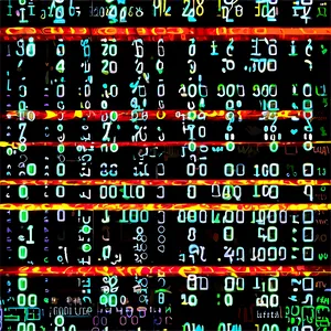 Matrix Code Glowing Effect PNG Gvi69 PNG