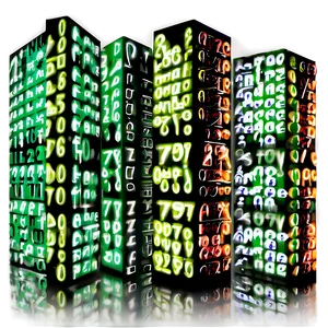 Matrix Code Information Overload Png 06252024 PNG image