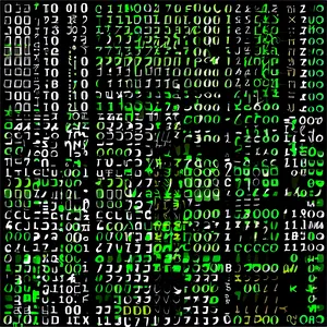 Matrix Code Virtual Data Stream PNG 06252024 PNG