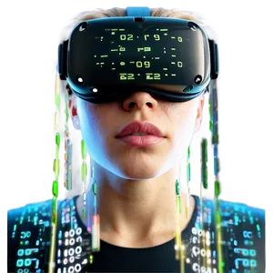Matrix Code Virtual Reality Interface PNG 06252024