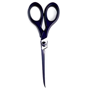 Matte Black Barber Scissors Png 06132024 PNG image