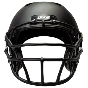 Matte Black Football Helmet Png 4 PNG image