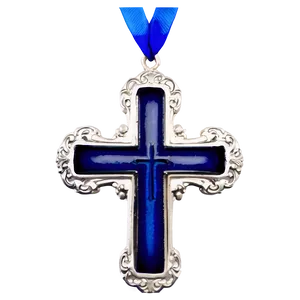 Matte Blue Cross PNG Seo30 PNG