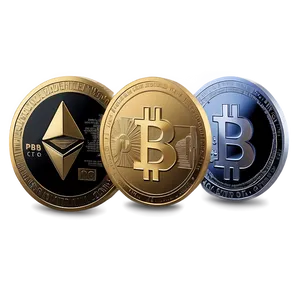 Matte Finish Crypto Coin PNG 9