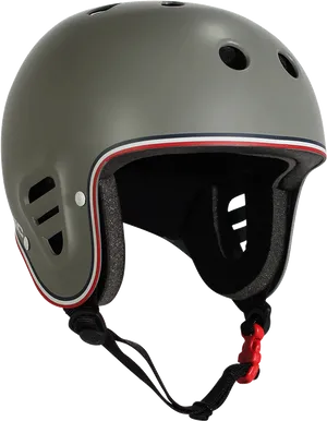 Matte Gray Motorcycle Helmet PNG image