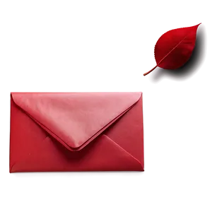 Matte Red Envelope PNG Sbw