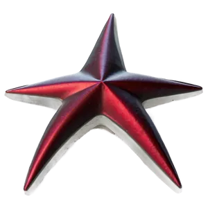 Matte Red Star PNG Uwc